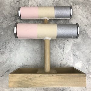Jewelry (multi colored 2 tier) stand & holder